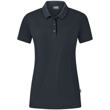 JAKO Polo Organic Stretch Damen (anthrazit)