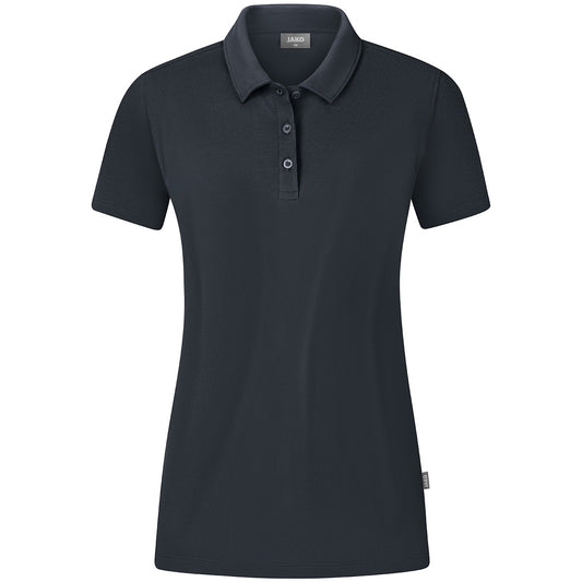 JAKO Polo Organic Stretch Damen (anthrazit)