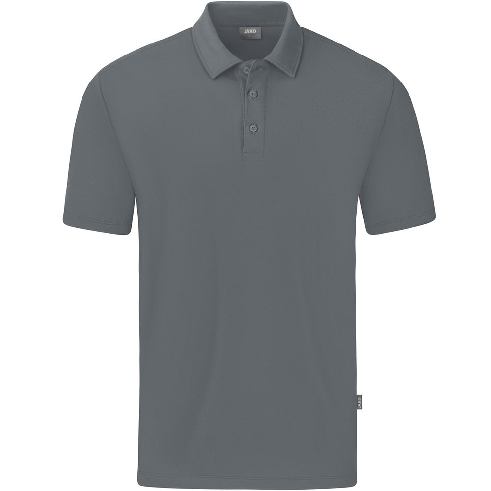 JAKO Polo Organic Stretch (steingrau)