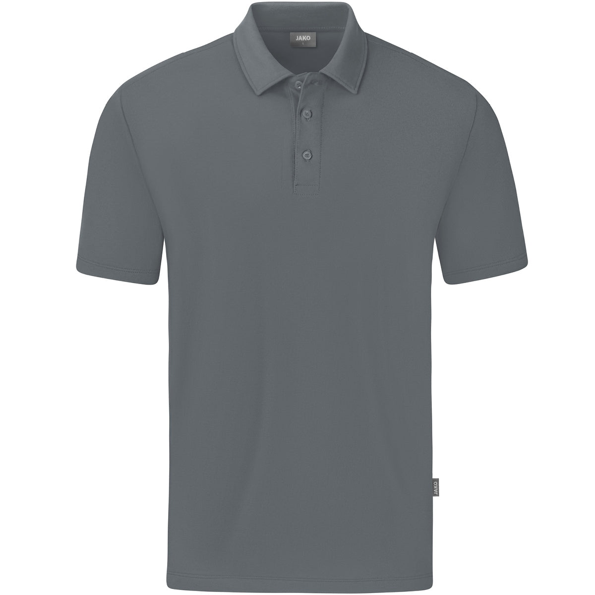 JAKO Polo Organic Stretch (steingrau)