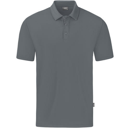 JAKO Polo Organic Stretch (steingrau)