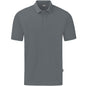 JAKO Polo Organic Stretch Unisex Grau