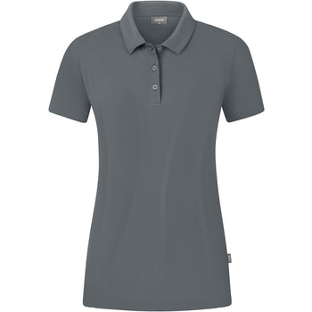 JAKO Polo Organic Stretch Damen (steingrau)