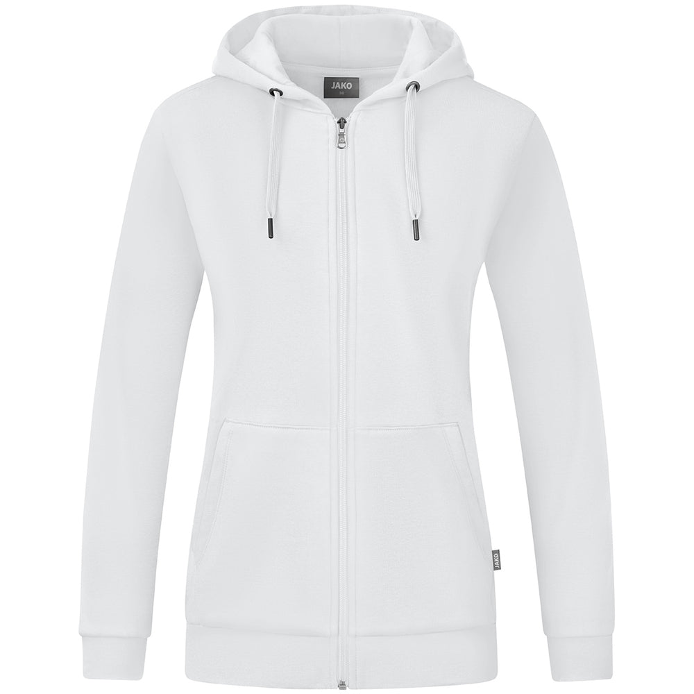 JAKO Kapuzenjacke Organic Damen (weiß)