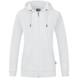 JAKO Kapuzenjacke Organic Damen (weiß)
