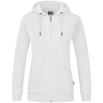 JAKO Kapuzenjacke Organic Damen (weiß)