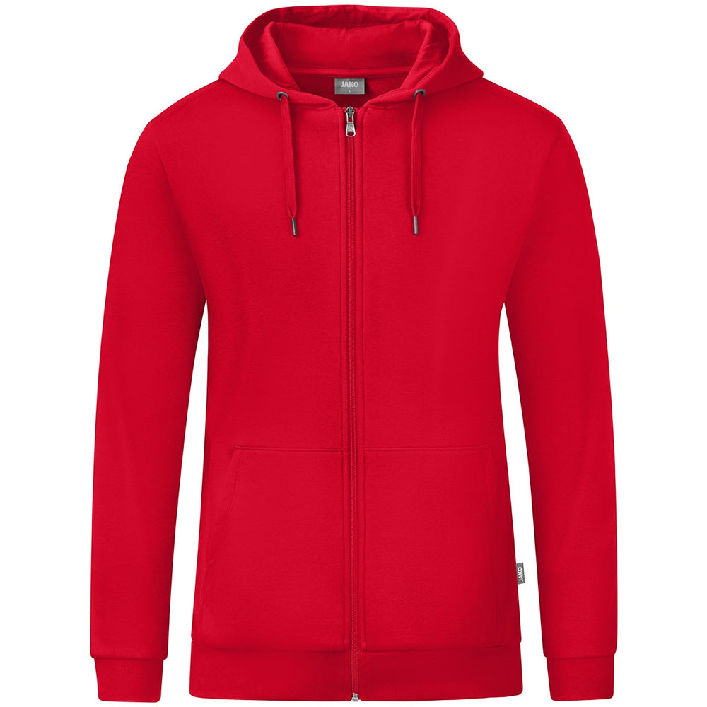 JAKO Kapuzenjacke Organic Unisex Rot