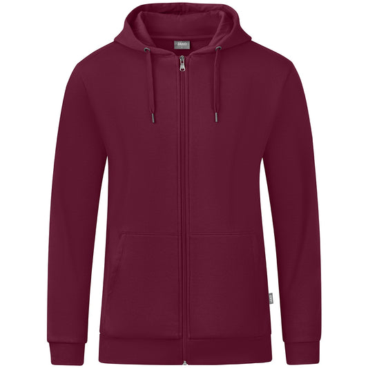 JAKO Kapuzenjacke Organic (maroon)