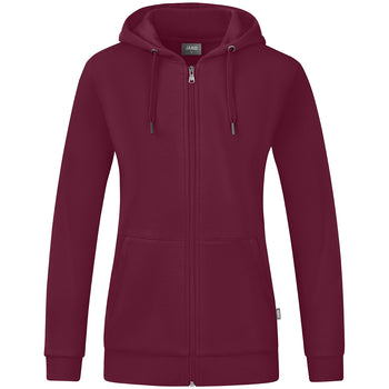 JAKO Kapuzenjacke Organic Damen (maroon)