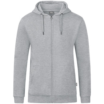 JAKO Kapuzenjacke Organic (hellgrau meliert)