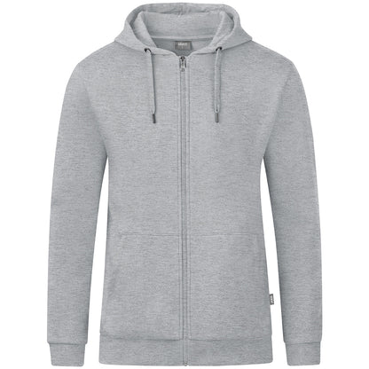 JAKO Kapuzenjacke Organic (hellgrau meliert)