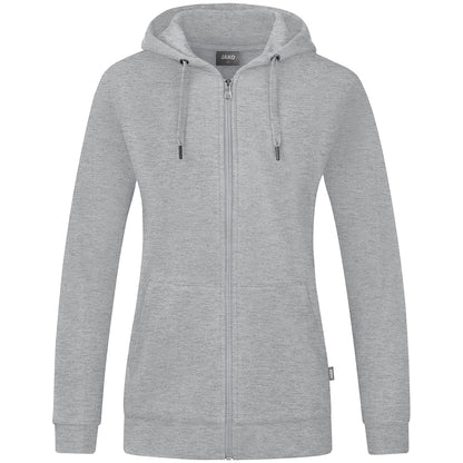JAKO Kapuzenjacke Organic Damen (hellgrau meliert)