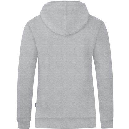 JAKO Kapuzenjacke Organic (hellgrau meliert)