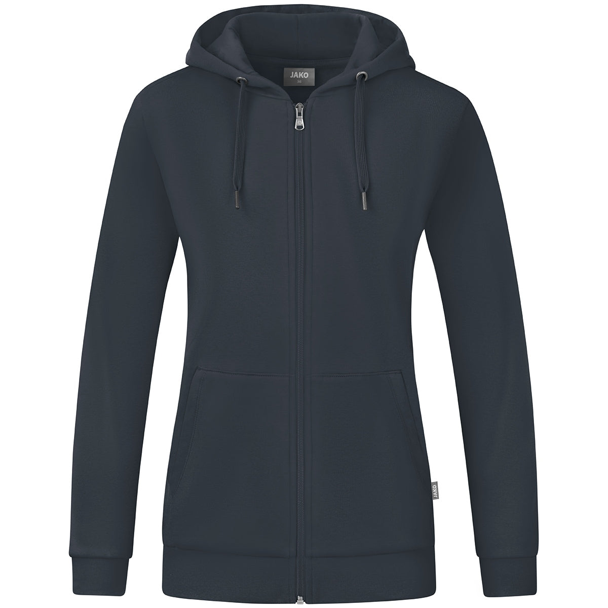 JAKO Kapuzenjacke Organic Damen (anthrazit)