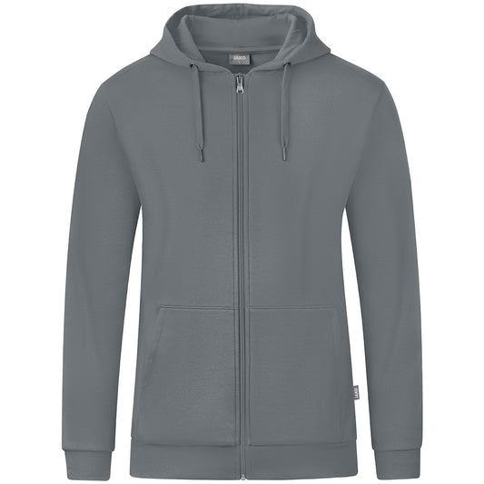 JAKO Kapuzenjacke Organic (steingrau)