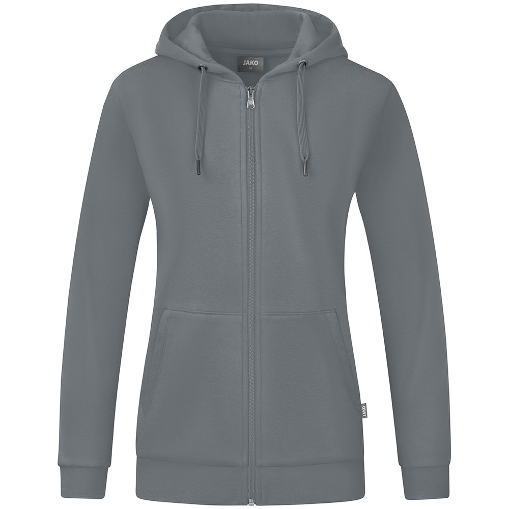 JAKO Kapuzenjacke Organic Damen (steingrau)