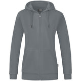 JAKO Kapuzenjacke Organic Damen (steingrau)