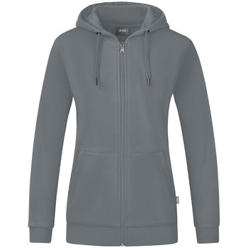 JAKO Kapuzenjacke Organic Damen (steingrau)