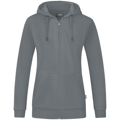 JAKO Kapuzenjacke Organic Damen (steingrau)