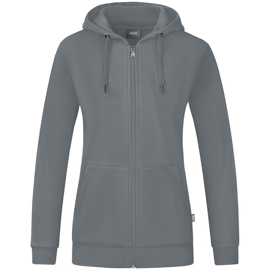 JAKO Kapuzenjacke Organic Damen (steingrau)