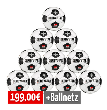 Derbystar 10er Ballpaket 2. BL BRILLANT Replica CLASSIC v24 Weiß 5