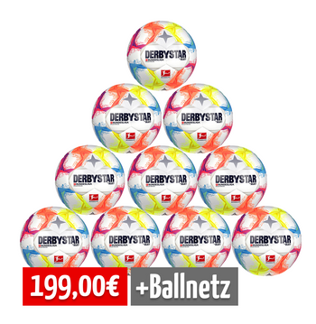 Derbystar 10er Ballpaket BL BRILLANT REPLICA v22 Bunt 5