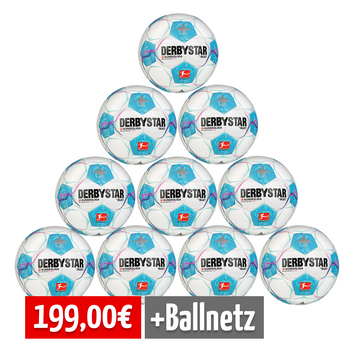 Derbystar 10er Ballpaket BL BRILLANT REPLICA S-LIGHT v24 Weiß 5