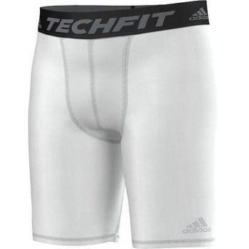ADIDAS Tech Fit Base Short Weiss Schwarz
