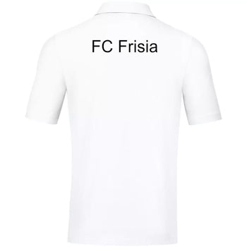 FC Frisia Polo Base Unisex Weiß