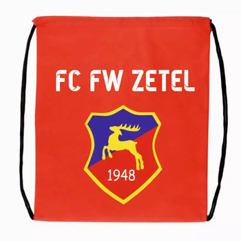 FC FW Zetel Fan Turnbeutel Rot