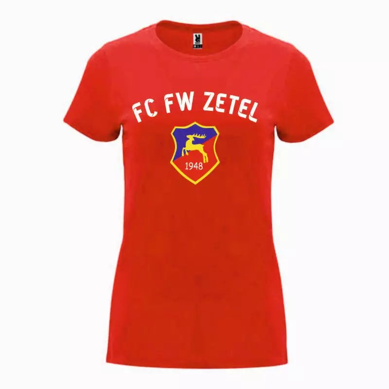 FC FW Zetel Fan Shirt Goal Damen Rot