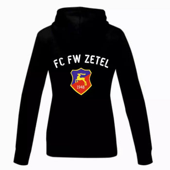 FC FW Zetel Fan Hoodie Damen Schwarz