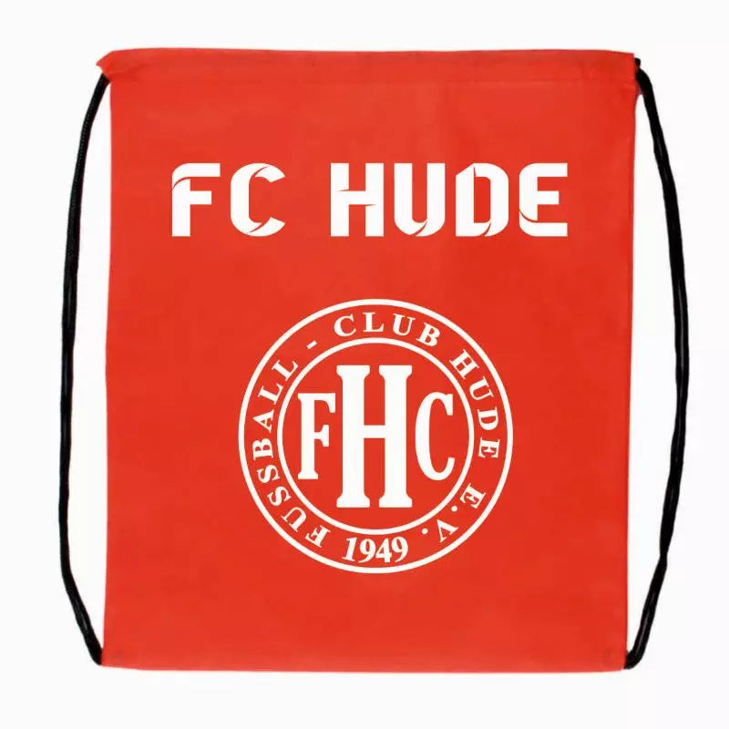 FC Hude Fan Turnbeutel Rot
