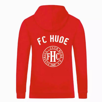 FC Hude Fan Hoodie Kinder Rot