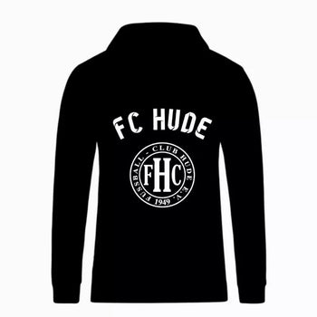 FC Hude Fan Hoodie Kinder Schwarz