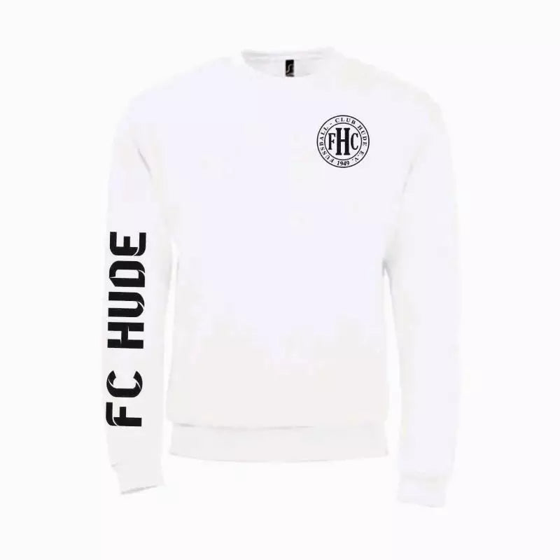 FC Hude Fan Sweatshirt Unisex Weiß