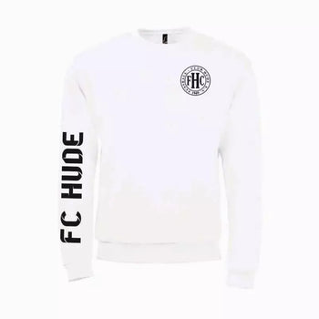 FC Hude Fan Sweatshirt Unisex Weiß