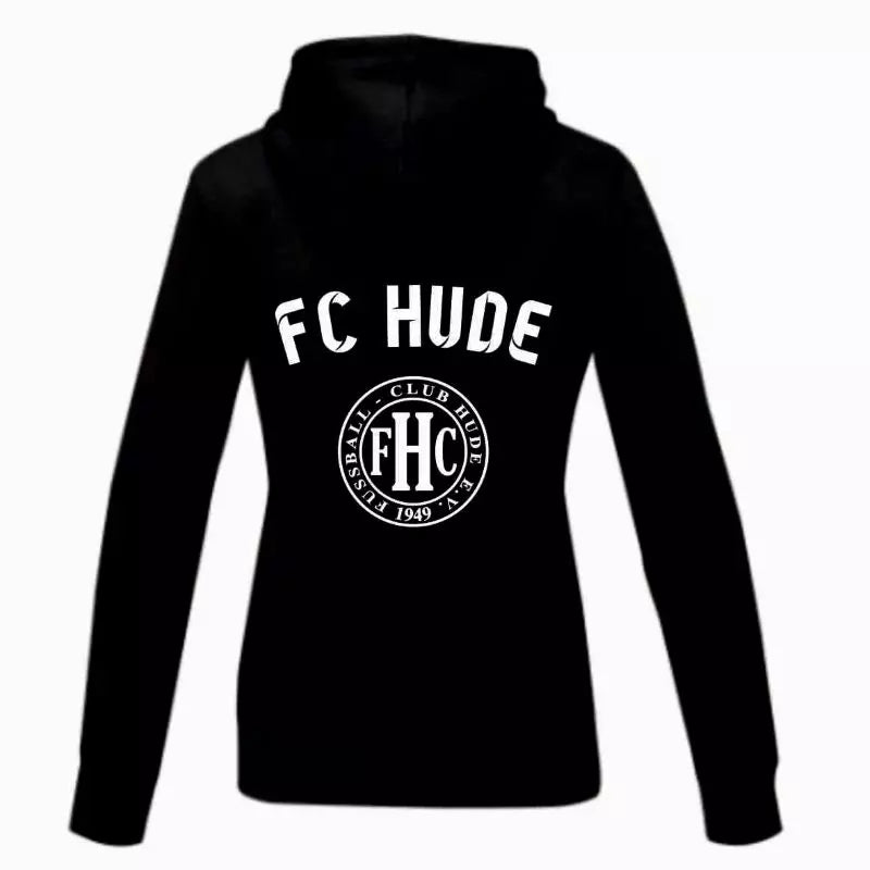 FC Hude Fan Hoodie Damen Schwarz