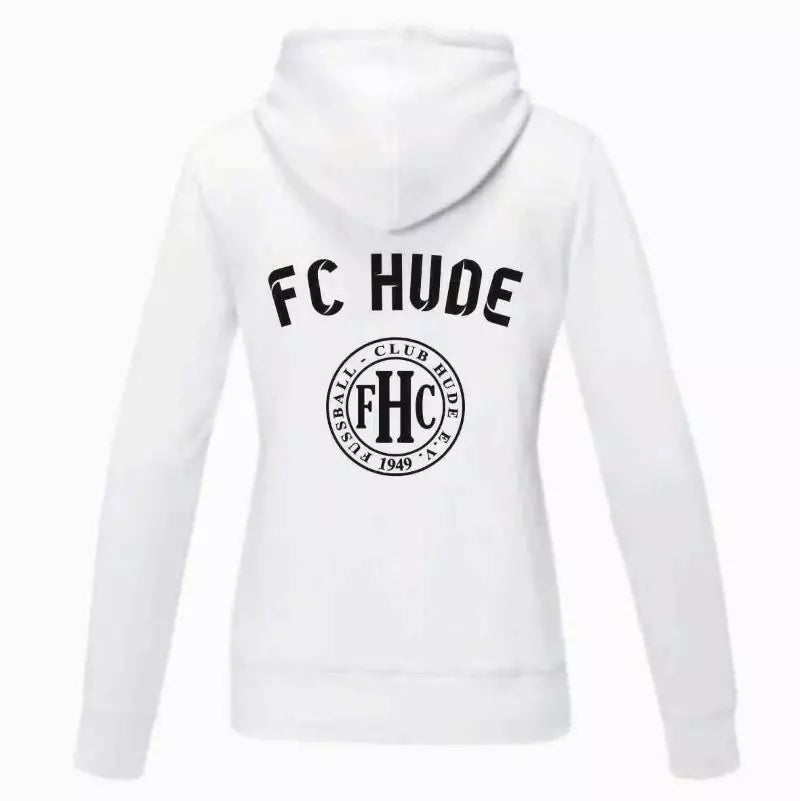 FC Hude Fan Hoodie Damen Weiß