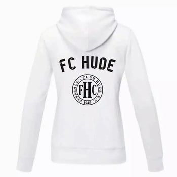 FC Hude Fan Hoodie Damen Weiß