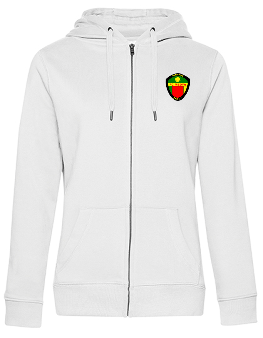 FC Medya Fan - Sweatjacke Damen weiß