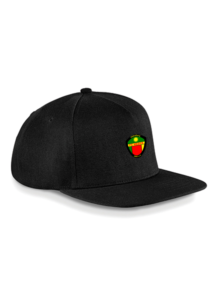 FC Medya Fan - 5-Panel Snapback Flat schwarz