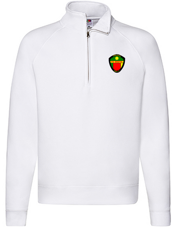 FC Medya Fan - Half Zip Sweat Herren weiß