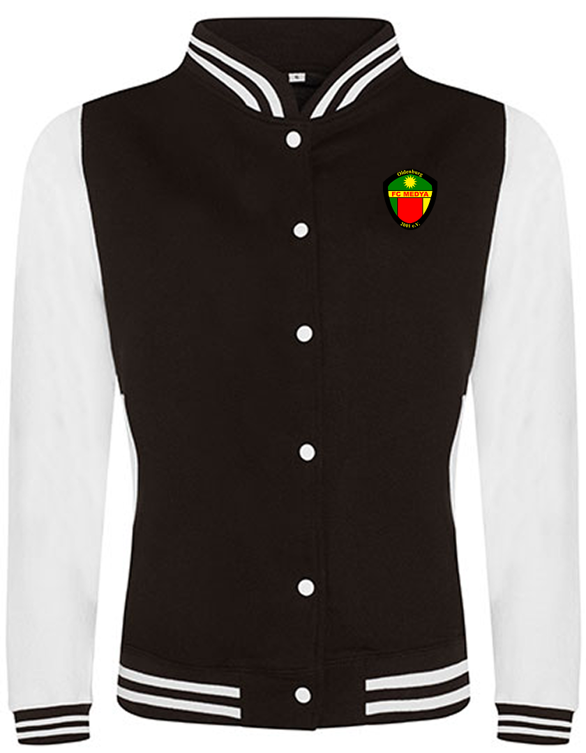 FC Medya Fan - Collegejacke Kinder schwarz