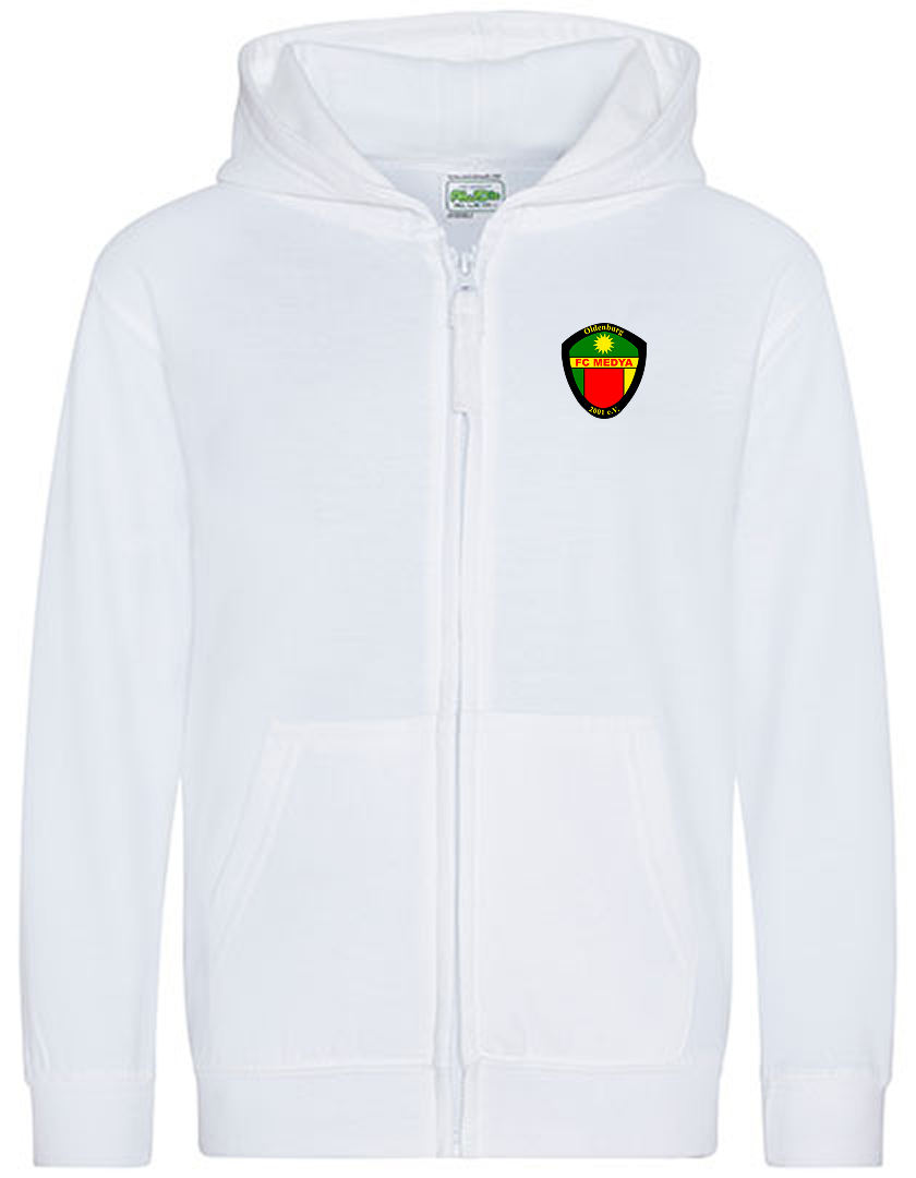 FC Medya Fan - Sweatjacke Kinder weiß