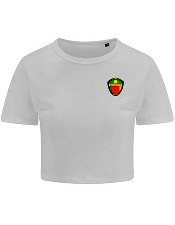 FC Medya Fan - T-Shirt Crop Damen weiß