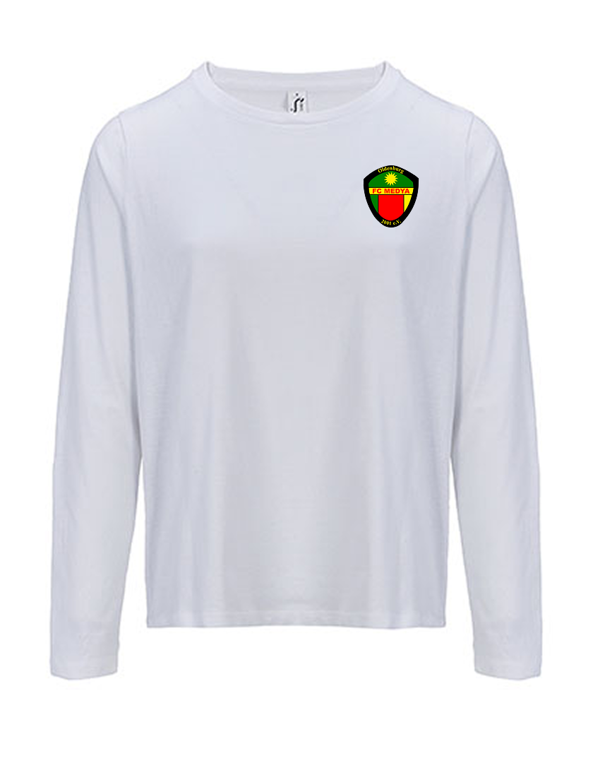 FC Medya Fan - Longsleeve Damen weiß