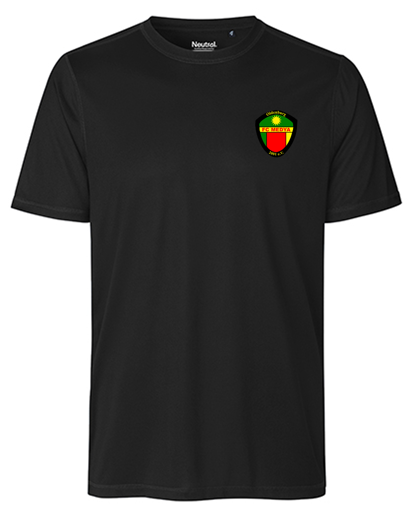 FC Medya Fan - Polyestershirt Fairtrade Herren schwarz