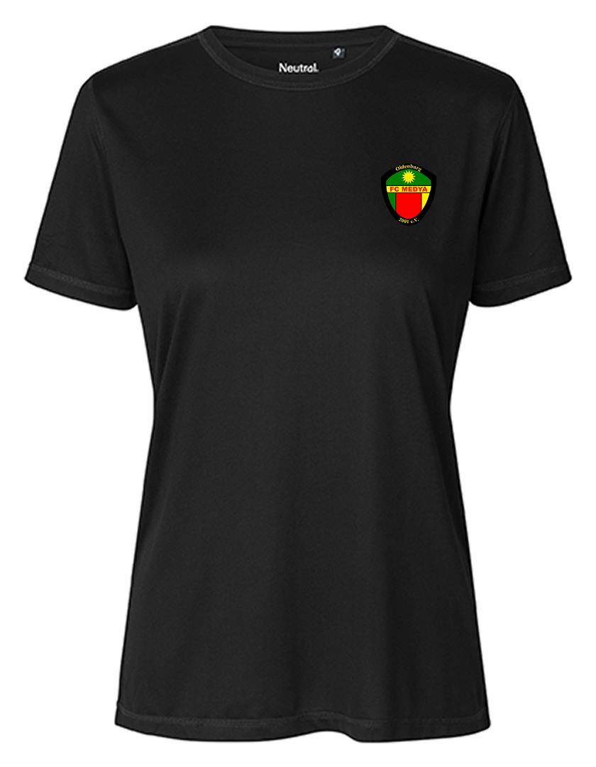 FC Medya Fan - Polyestershirt Fairtrade Damen schwarz