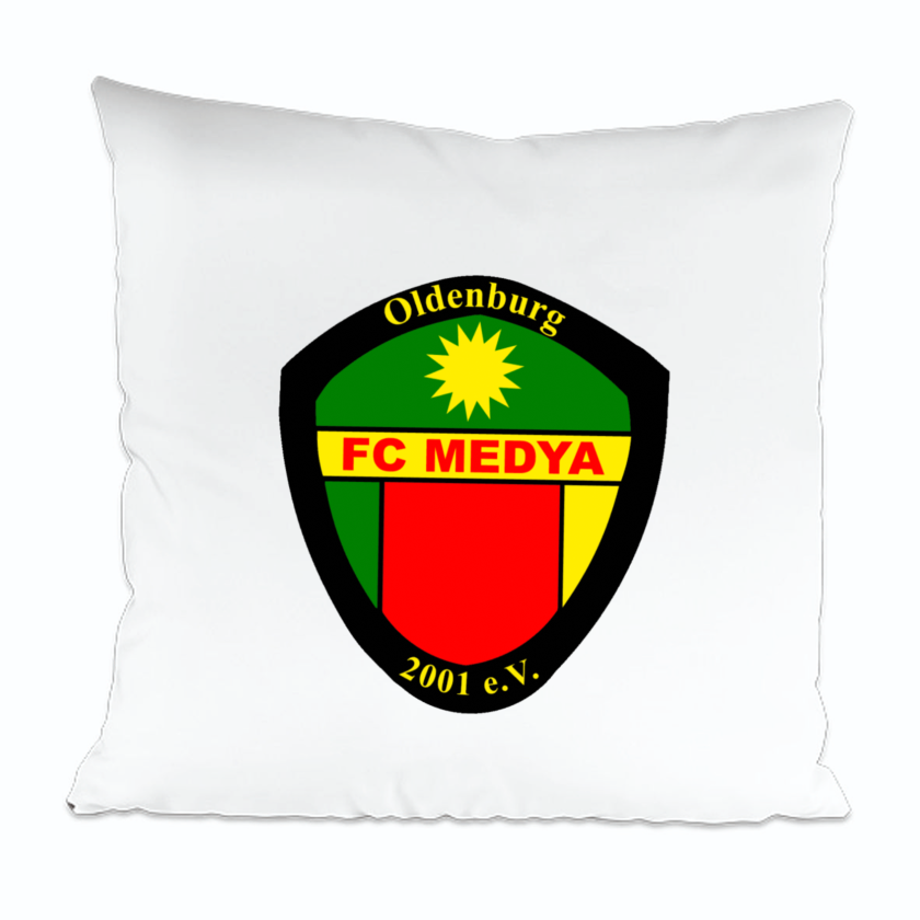 FC Medya Fan - Kissenbezug weiß